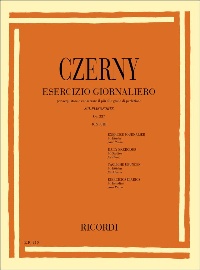 Esercizio Giornaliero Per Acquistare E Conservare - Op. 337 - pro klavír